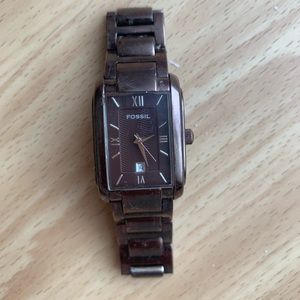 Bronze FOSSIL watch - read description